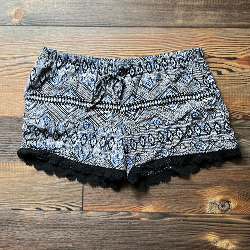 2 PAIR Dressy short shorts elastic waist